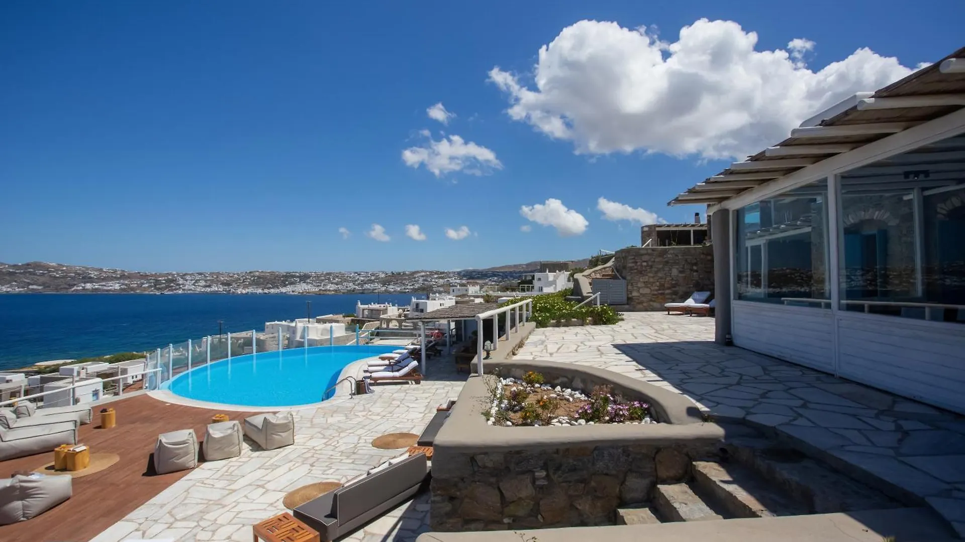 Patron 1 & 2 Pool Sunset Villas- Seven Bedrooms & Five Bedrooms Mykonos Town Villa