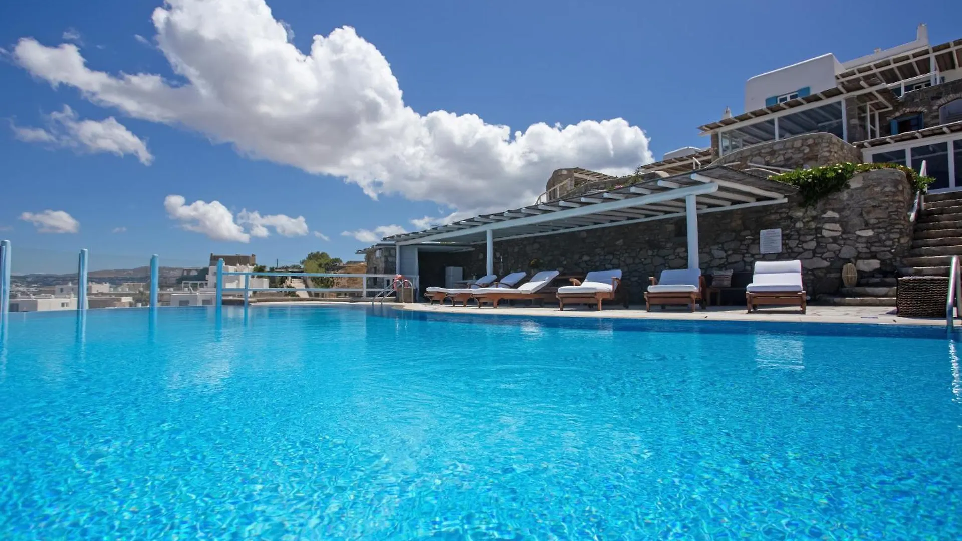 빌라 Patron 1 & 2 Pool Sunset Villas- Seven Bedrooms & Five Bedrooms Mykonos Town